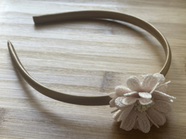 Beige grote bloem