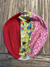rood/roze/vogeltje