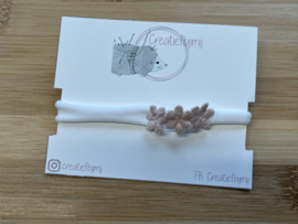 Oud roze mini bloemen