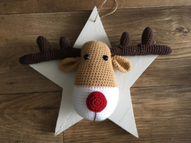 Rendier hanger licht bruin