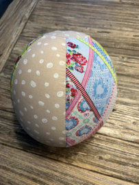 Blauw/rood/vogeltjes