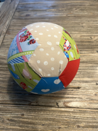 Blauw/rood/vogeltjes