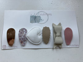 beige/roze setje