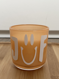 Geurkaarsje oranje JUF