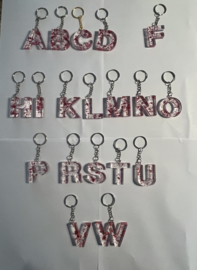 Doorzichtig met roze glitter