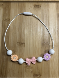 Lente kleuren/roze strik