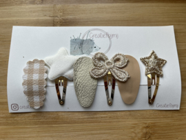 goud/beige setje