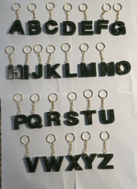 Donker groen met goud glitter