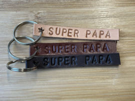 Leren sleutelhanger LIEVE OMA