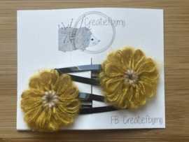 Okergele bloemen