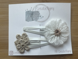 Wit/goude bloemen