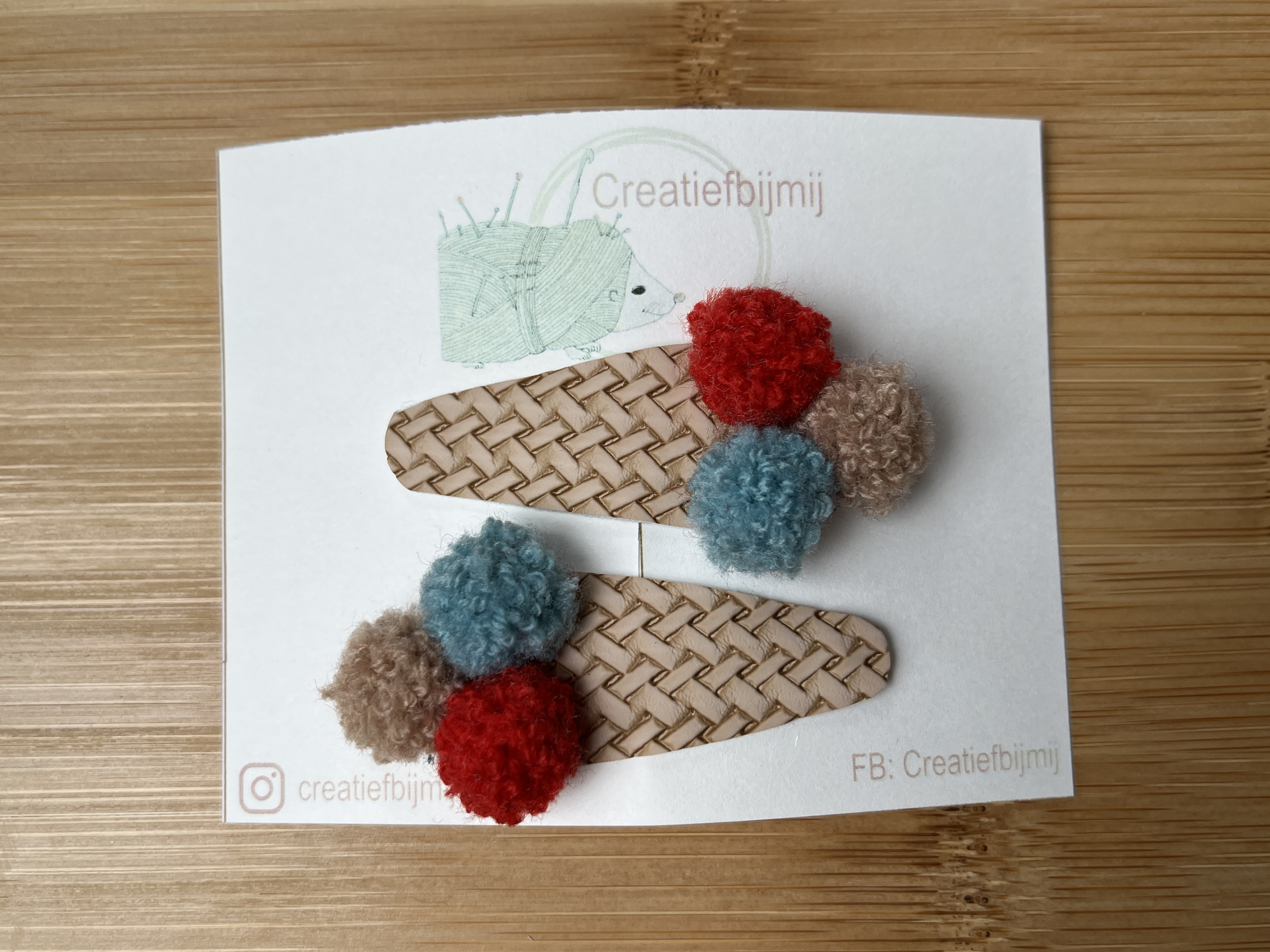 Ijsje rood/blauw/beige
