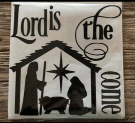 Raamsticker JOY TO THE WORLD groot