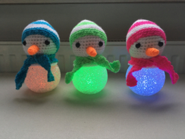 Sneeuwpop lichtbol