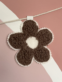 Taupe teddy op creme vilt