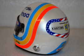 Fernando Alonso Ligier helmet 24hrs of Daytona 2018 Edition