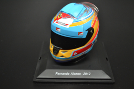 Fernando Alonso Scuderia Ferrari mini helmet 2012 season