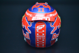 Sergio Perez Red Bull Racing Honda RBPT mini helmet Mexican Grand Prix 2024 season