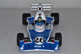 Jacques Laffite Ligier Gitanes JS5 race car Long Beach Grand Prix