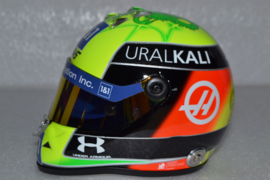 Mick Schumacher HAAS Ferrari mini helmet 2021 season