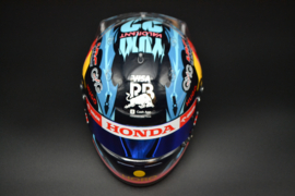 Yuki Tsunoda RB Visa F1 Team mini helmet Belgian Grand Prix 2024 season