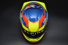 Oscar Piastri Alpine F1 Team mini helmet Formula 2 2021 season
