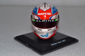 Esteban Ocon Alpine F1 Team mini helmet 2021 season