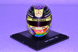 Lewis Hamilton Mercedes AMG Petronas mini helmet Canadian Grand Prix 2022 season