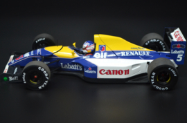 Nigel Mansell Williams Renault FW14B race car World Champion 1992 season