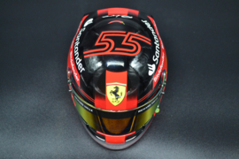 Carlos Sainz Scuderia Ferrari mini helmet 2023 season