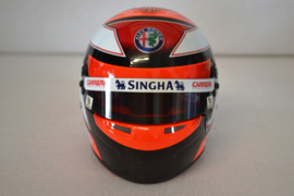 Kimi Raikkonen Alfa Romeo Sauber helmet 2019 season