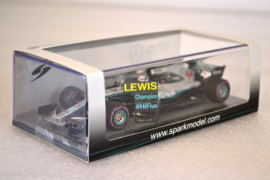 Lewis Hamilton Mercedes AMG Petronas MGP-W09 Race Car Mexican Grand Prix 2018 Season