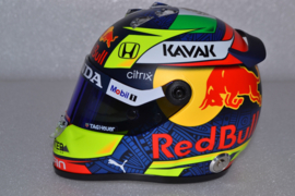 Sergio Perez Red Bull Honda helmet 2021 season