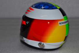 Mick Schumacher Benetton Ford Helmet Spa Francorchamps Deomo 2017 season