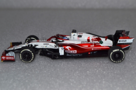 Kimi Raikkonen Alfa Romeo Orlen C41 race car Abu Dhabi Grand Prix 2021 season