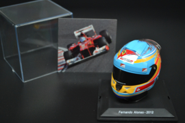 Fernando Alonso Scuderia Ferrari mini helmet 2012 season