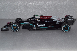 Lewis Hamilton Mercedes AMG Petronas MGP-W12 race car Brazillian Grand Prix 2021 season