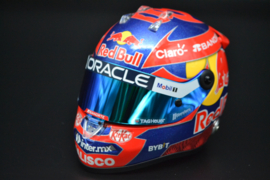 Sergio Perez Red Bull Racing Honda RBPT mini helmet Mexican Grand Prix 2024 season