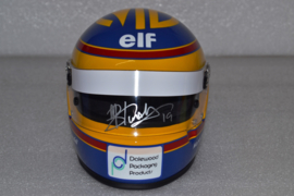 Mark Blundell Ligier Ford helmet 1993 season signed