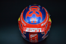 Sergio Perez Red Bull Racing Honda RBPT mini helmet Mexican Grand Prix 2024 season