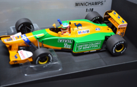 Michael Schumacher Benetton Ford B192 race car German Grand Prix 1992 season