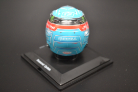 George Russel Mercedes AMG Petronas mini helmet second part of 2022 season