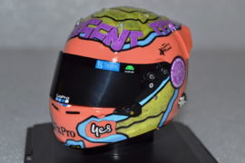Daniël Ricciardo Mc Laren Mercedes mini helmet 2022 season