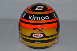 Stoffel Vandoorne Mc Laren Renault helmet 2018 season