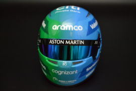 Fernando Alonso Aston Martin Cognizant mini helmet Las Vegas Grand Prix 2024 season
