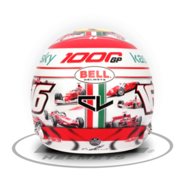 Charles Leclerc Scuderia Ferrari helmet Tuscan Grand Prix 2020 season