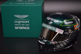 Lance Stroll Aston Martin Cognizant F1 Team mini helmet 2023 season