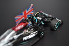 Lewis Hamilton Mercedes AMG Petronas MGP-W12 race car British Grand Prix 2021 season