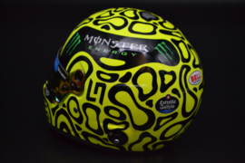 Lando Norris Mc Laren Mercedes mini helmet 2024 season