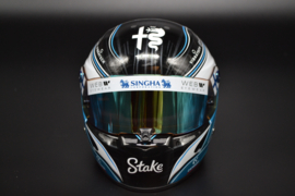 Valtteri Bottas Alfa Romeo Orlen mini helmet 2023 season